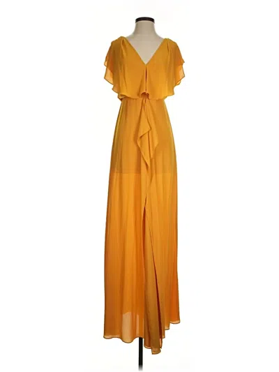 Pre-owned Bcbgmaxazria Casual Dress In Yellow