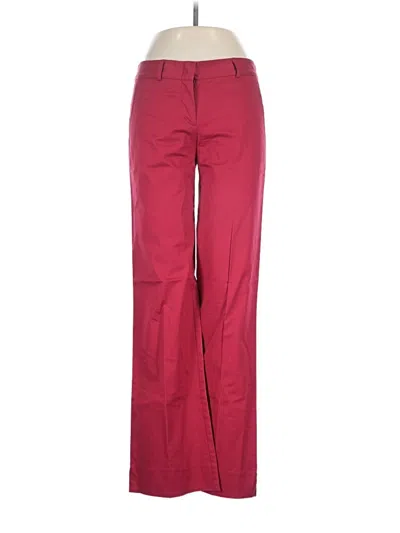 Pre-owned Bcbgmaxazria Casual Pants In Burgundy