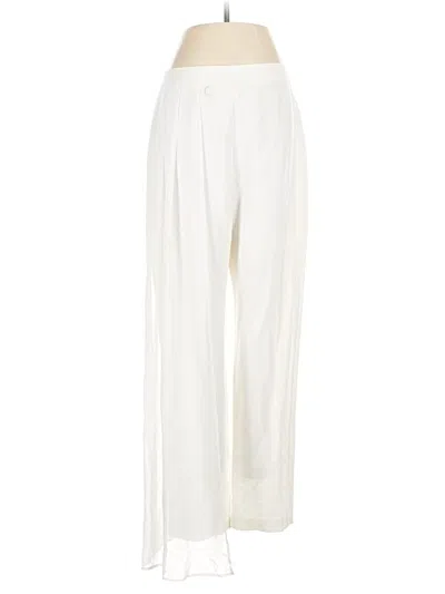 Pre-owned Bcbgmaxazria Casual Pants In White