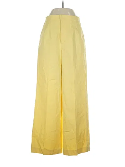 Pre-owned Bcbgmaxazria Casual Pants In Yellow