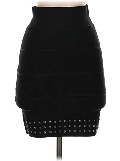 Pre-owned Bcbgmaxazria Casual Skirt In Black