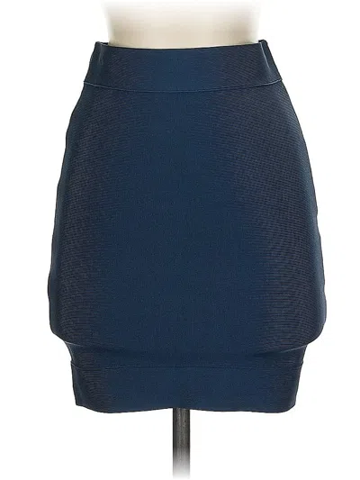 Pre-owned Bcbgmaxazria Casual Skirt In Blue