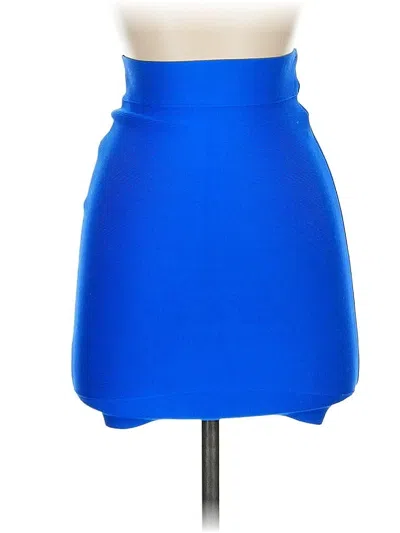 Pre-owned Bcbgmaxazria Casual Skirt In Blue