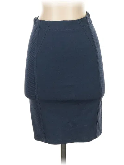 Pre-owned Bcbgmaxazria Casual Skirt In Blue