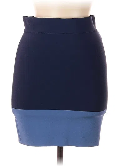 Pre-owned Bcbgmaxazria Casual Skirt In Blue