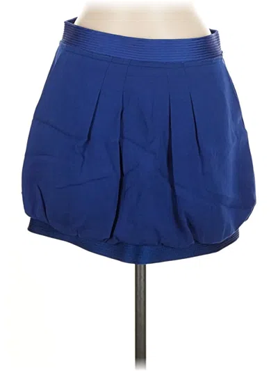Pre-owned Bcbgmaxazria Casual Skirt In Blue