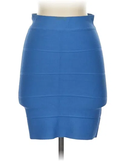 Pre-owned Bcbgmaxazria Casual Skirt In Blue