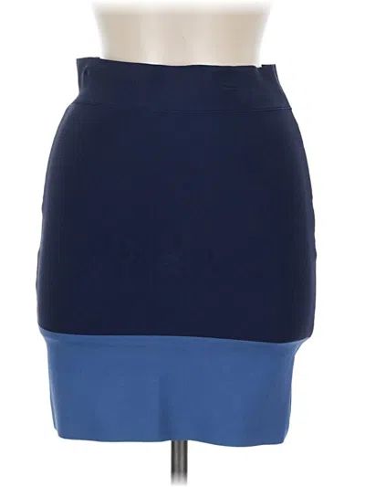 Pre-owned Bcbgmaxazria Casual Skirt In Blue