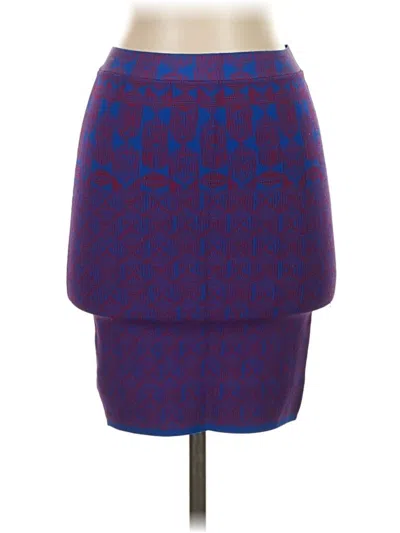 Pre-owned Bcbgmaxazria Casual Skirt In Blue