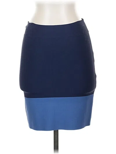 Pre-owned Bcbgmaxazria Casual Skirt In Blue