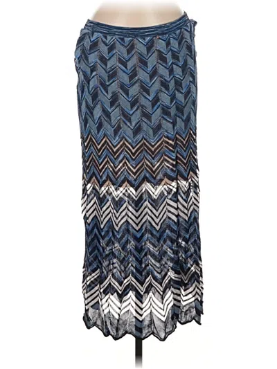 Pre-owned Bcbgmaxazria Casual Skirt In Blue