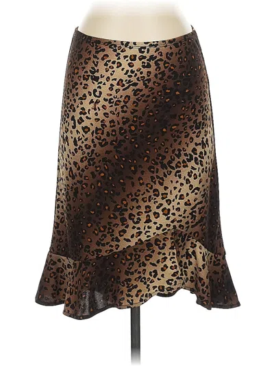 Pre-owned Bcbgmaxazria Casual Skirt In Brown