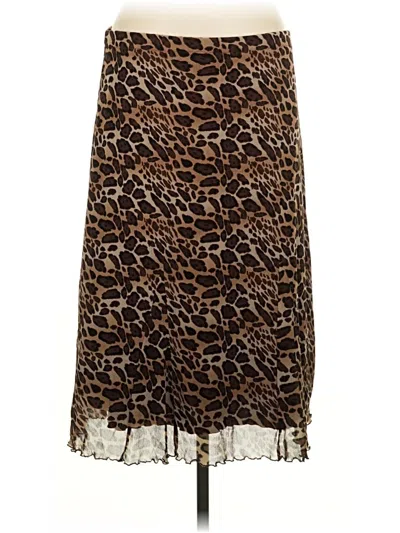 Pre-owned Bcbgmaxazria Casual Skirt In Brown