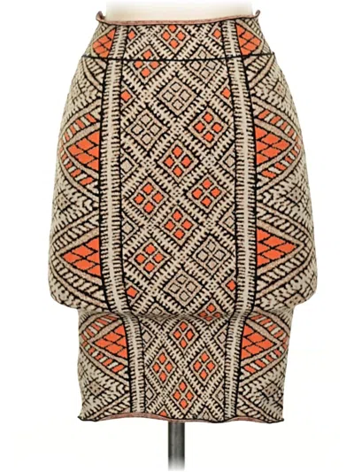 Pre-owned Bcbgmaxazria Casual Skirt In Brown