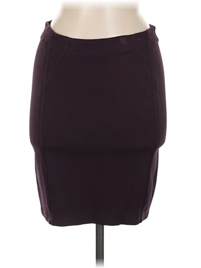 Pre-owned Bcbgmaxazria Casual Skirt In Burgundy