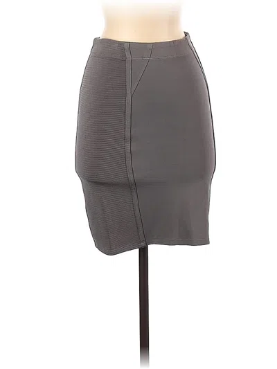 Pre-owned Bcbgmaxazria Casual Skirt In Gray