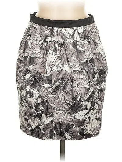 Pre-owned Bcbgmaxazria Casual Skirt In Gray
