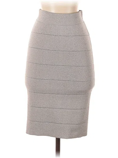 Pre-owned Bcbgmaxazria Casual Skirt In Gray