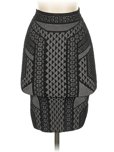 Pre-owned Bcbgmaxazria Casual Skirt In Gray