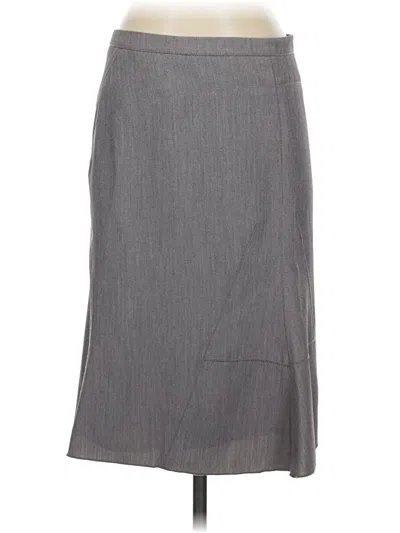 Pre-owned Bcbgmaxazria Casual Skirt In Gray