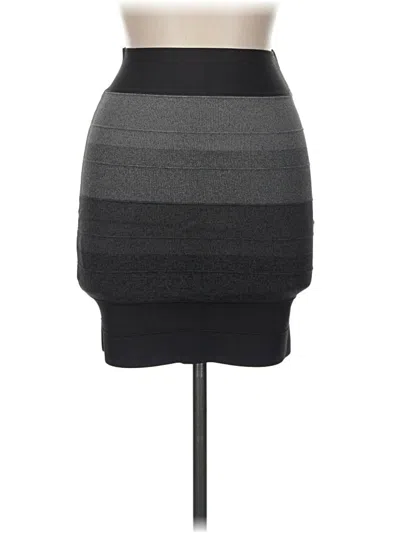 Pre-owned Bcbgmaxazria Casual Skirt In Gray