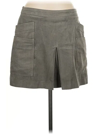 Pre-owned Bcbgmaxazria Casual Skirt In Gray