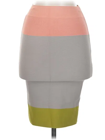 Pre-owned Bcbgmaxazria Casual Skirt In Gray