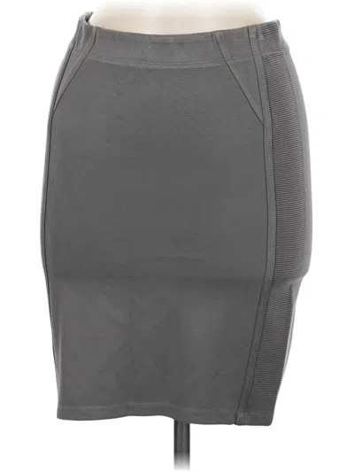 Pre-owned Bcbgmaxazria Casual Skirt In Gray
