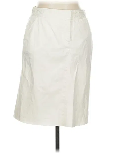 Pre-owned Bcbgmaxazria Casual Skirt In Ivory