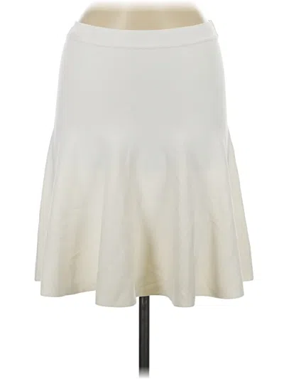 Pre-owned Bcbgmaxazria Casual Skirt In Ivory