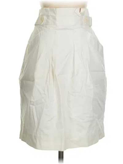 Pre-owned Bcbgmaxazria Casual Skirt In Ivory