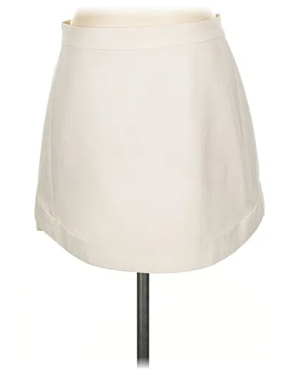 Pre-owned Bcbgmaxazria Casual Skirt In Ivory