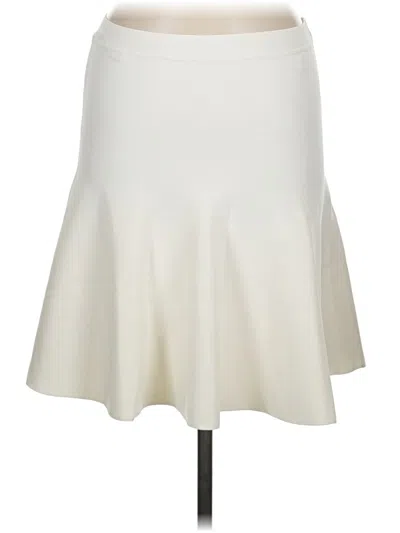 Pre-owned Bcbgmaxazria Casual Skirt In Ivory