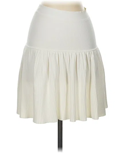 Pre-owned Bcbgmaxazria Casual Skirt In Ivory