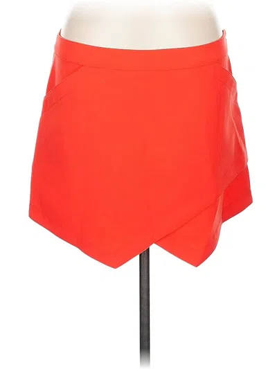 Pre-owned Bcbgmaxazria Casual Skirt In Orange