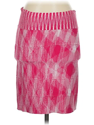 Pre-owned Bcbgmaxazria Casual Skirt In Pink