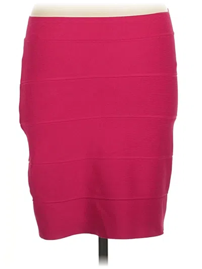 Pre-owned Bcbgmaxazria Casual Skirt In Pink