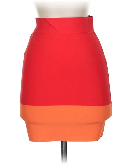 Pre-owned Bcbgmaxazria Casual Skirt In Red