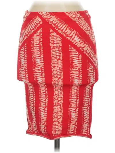 Pre-owned Bcbgmaxazria Casual Skirt In Red