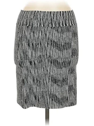 Pre-owned Bcbgmaxazria Casual Skirt In Silver
