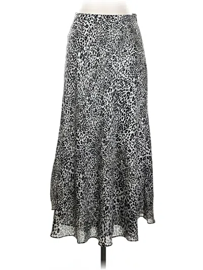 Pre-owned Bcbgmaxazria Casual Skirt In Silver