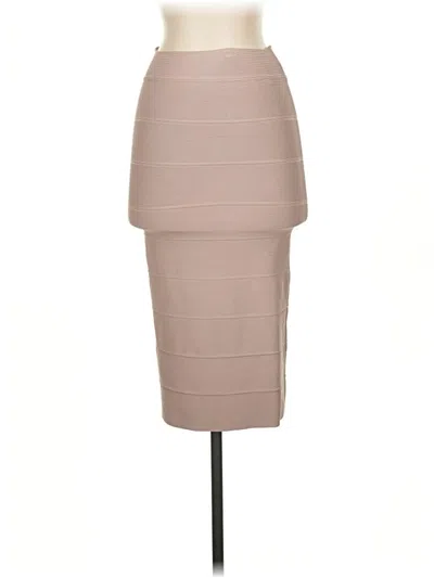 Pre-owned Bcbgmaxazria Casual Skirt In Tan