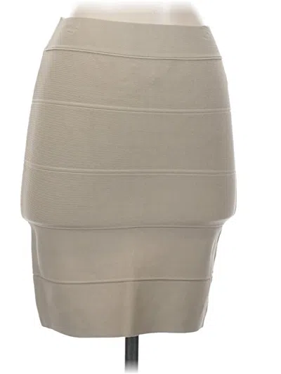 Pre-owned Bcbgmaxazria Casual Skirt In Tan