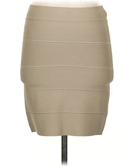 Pre-owned Bcbgmaxazria Casual Skirt In Tan