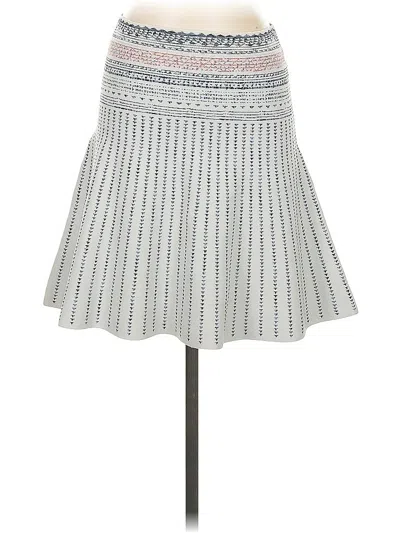 Pre-owned Bcbgmaxazria Casual Skirt In White
