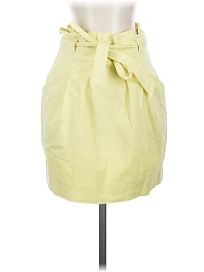 Pre-owned Bcbgmaxazria Casual Skirt In Yellow