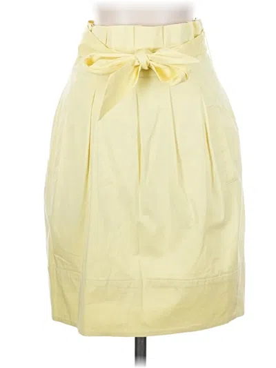 Pre-owned Bcbgmaxazria Casual Skirt In Yellow