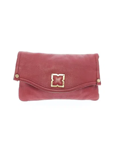Pre-owned Bcbgmaxazria Clutch In Burgundy