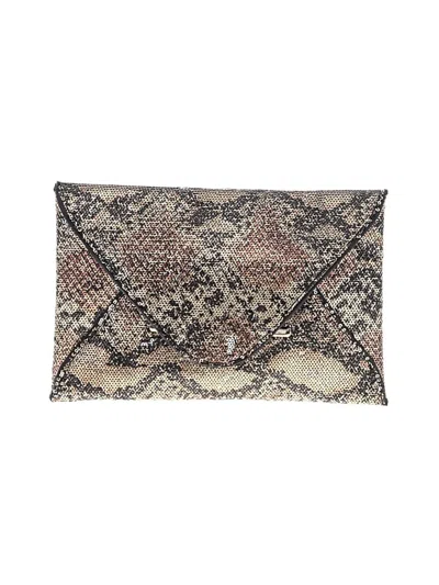 Pre-owned Bcbgmaxazria Clutch In Gold