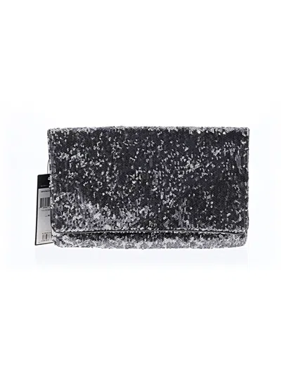 Pre-owned Bcbgmaxazria Clutch In Silver